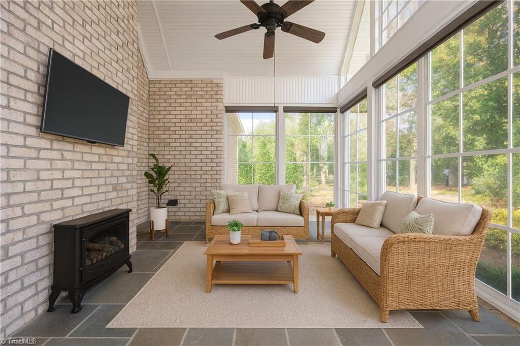 1953 Woodstock Road Clemmons, NC 27012 - Photo 37 of 43 Sun porch virtual staging