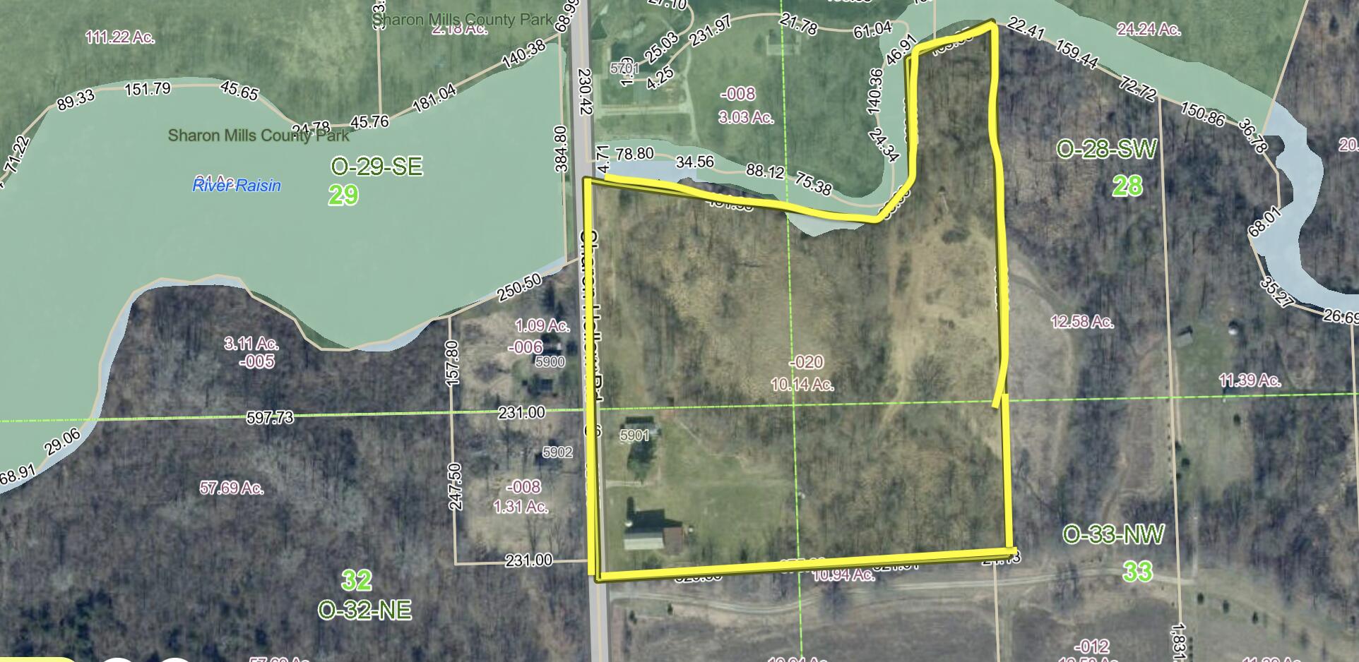 5901 Sharon Hollow Road Manchester, MI 48158 - Photo 21 of 21 Map