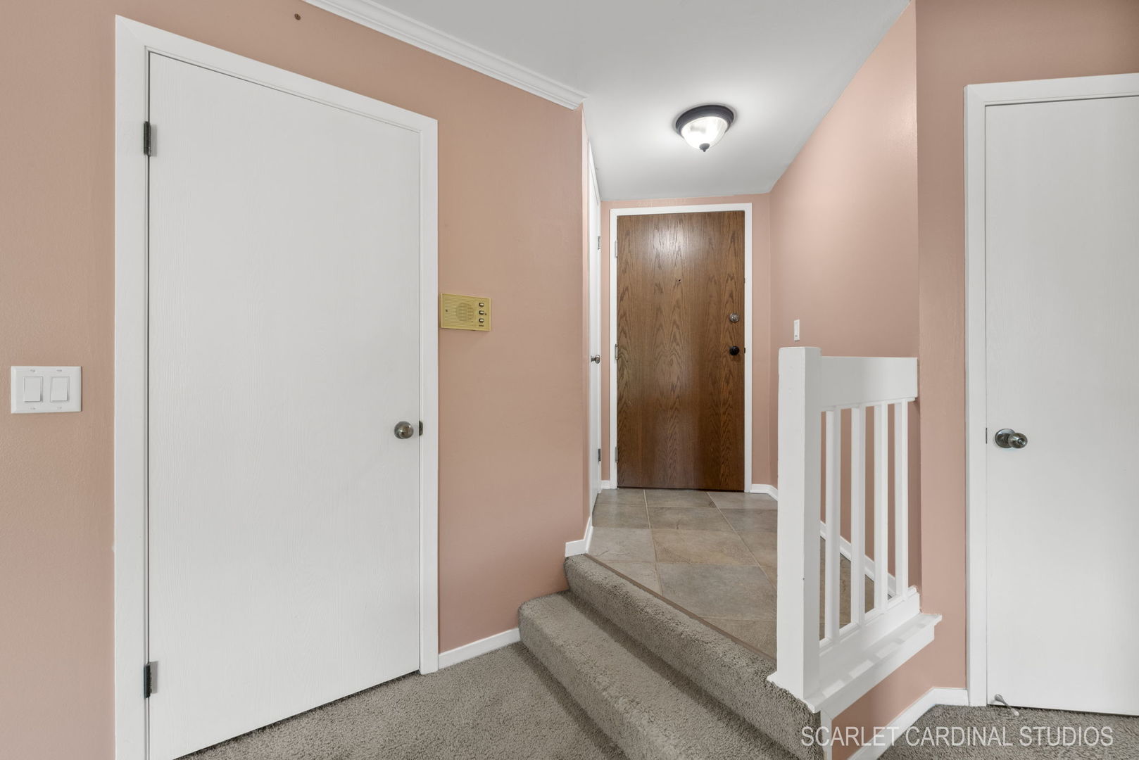 1300 McDowell Road, Unit 203 Naperville, IL 60563 - Photo 2 of 21 a view of a hallway with staircase