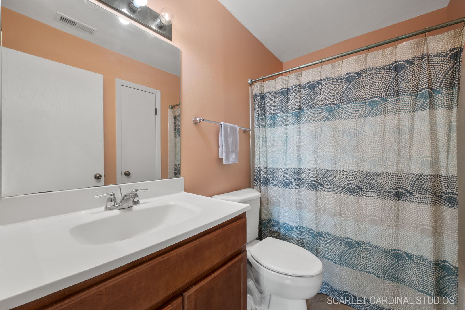 1300 McDowell Road, Unit 203 Naperville, IL 60563 - Photo 8 of 21 a bathroom with a sink a toilet and shower