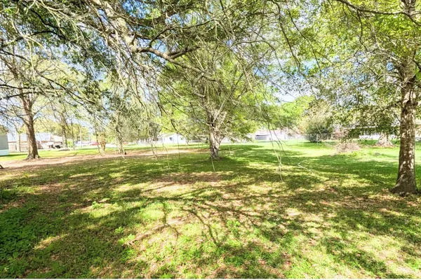 a view of field with trees