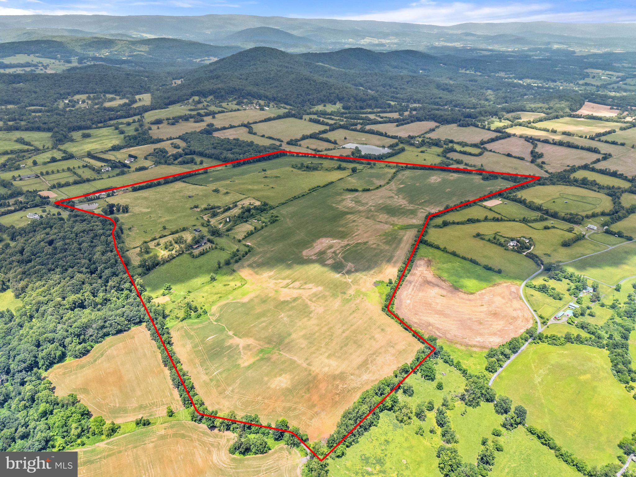 10674 Ada Road Marshall, VA 20115 - Photo 29 of 35 an aerial view of residential houses with outdoor space