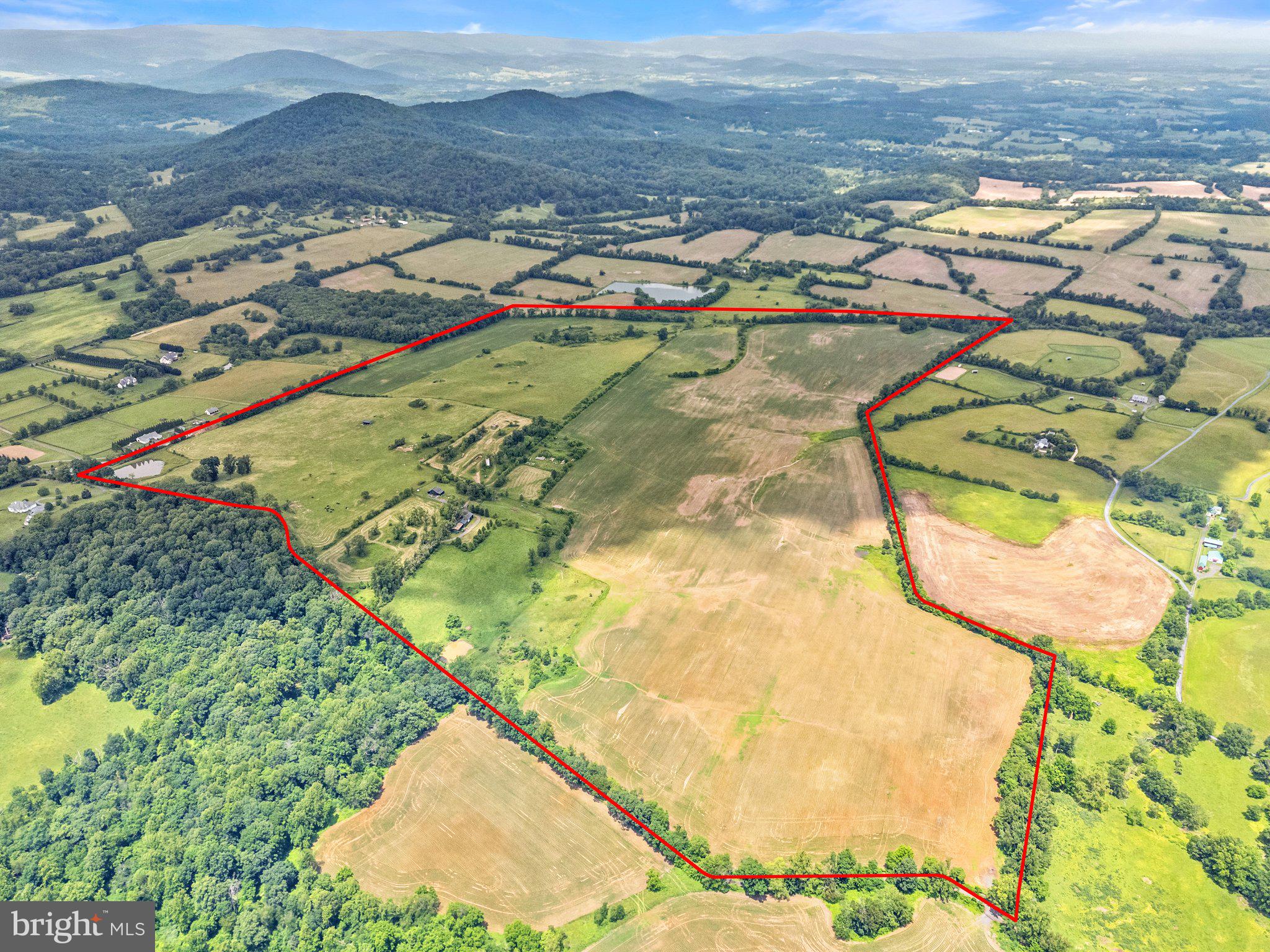 10674 Ada Road Marshall, VA 20115 - Photo 31 of 35 an aerial view of residential houses with outdoor space