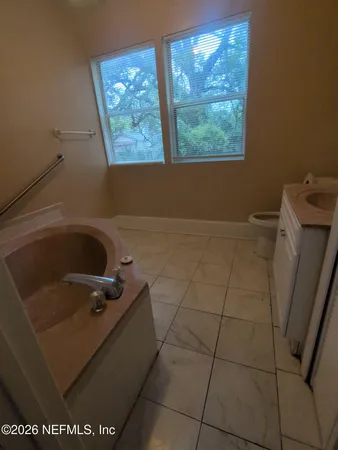 a close view of sink and tap