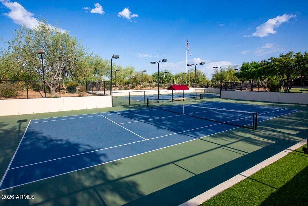 3985 East Hummingbird Lane Phoenix, AZ 85050 - Photo 39 of 47 a view of an outdoor space and tennis court