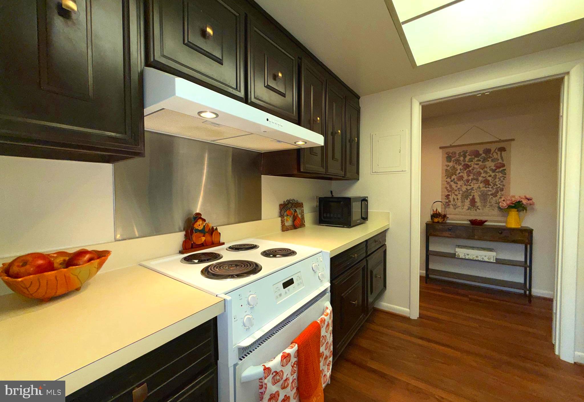 3352 Chiswick Court, Unit 572E Silver Spring, MD 20906 - Photo 9 of 41 a kitchen with a stove and a refrigerator