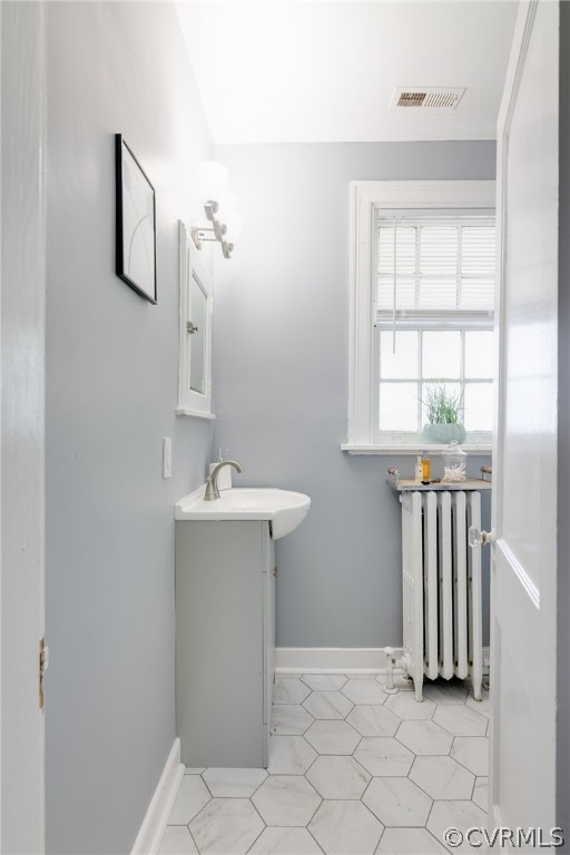 807 Edgehill Road Richmond, VA 23222 - Photo 27 of 46 Upstairs full bath with new honeycomb tile floor.