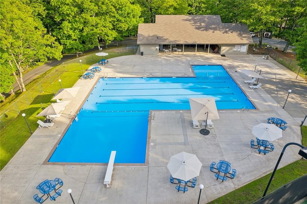 295 Starcross Lane Jasper, GA 30143 - Photo 60 of 65 swimming pool view with a seating space