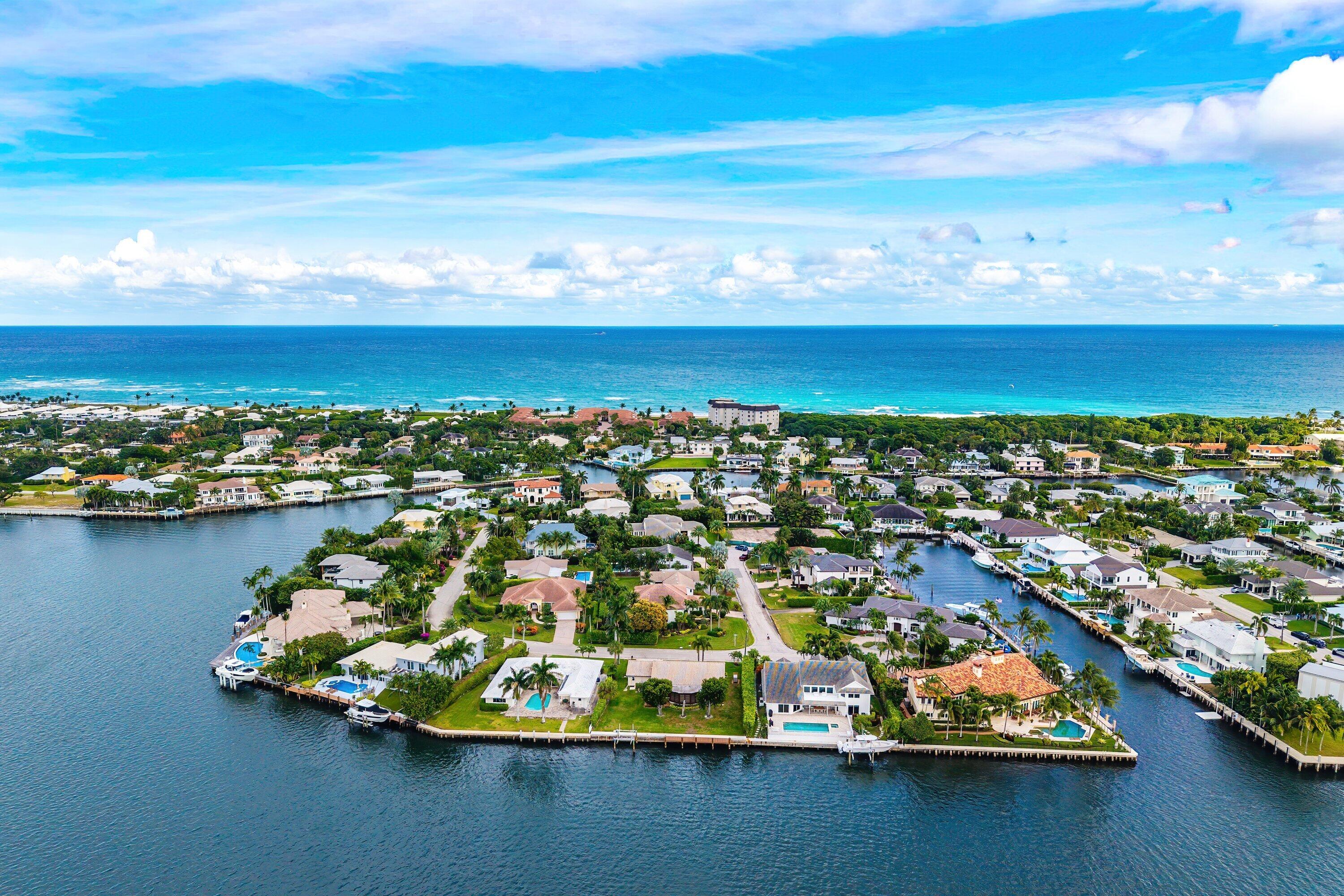 41 Bimini Cove Drive Ocean Ridge, FL 33435 - Photo 6 of 15 view of city and ocean