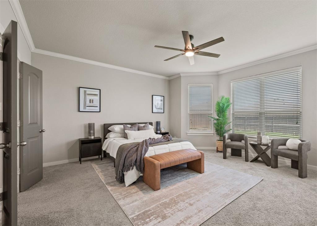 2521 Boot Jack Road Fort Worth, TX 76177 - Photo 19 of 40 a bed room with a bed and a couch