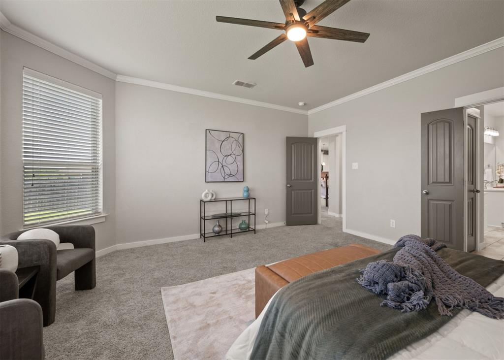 2521 Boot Jack Road Fort Worth, TX 76177 - Photo 20 of 40 a bedroom with a bed furniture and a window