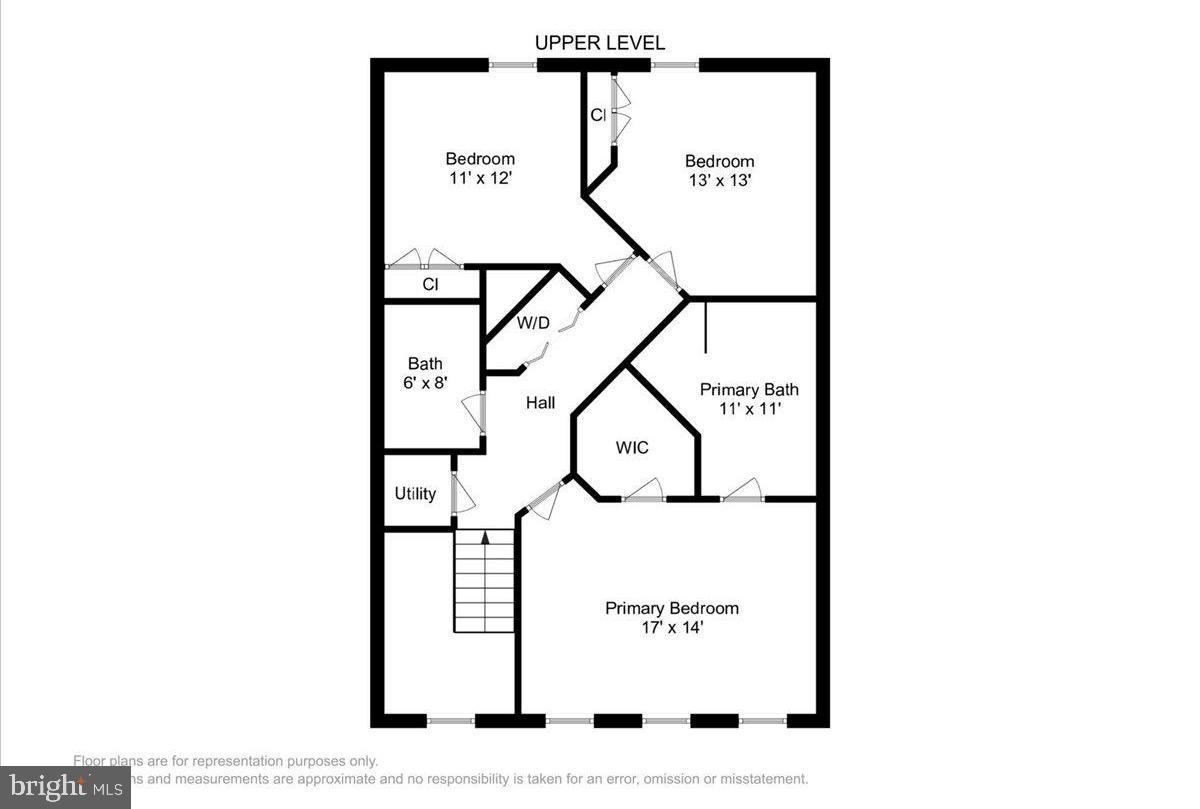 723 Main Street, Unit 723B Gaithersburg, MD 20878 - Photo 69 of 70 Bedroom level floor plan
