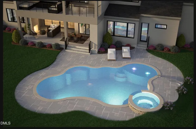 a bathroom with a sink a potted plant and a mirror
