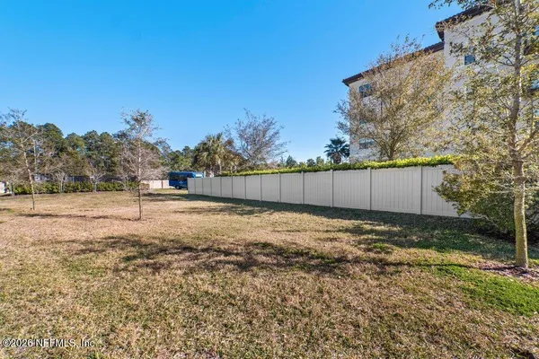 a backyard of a house