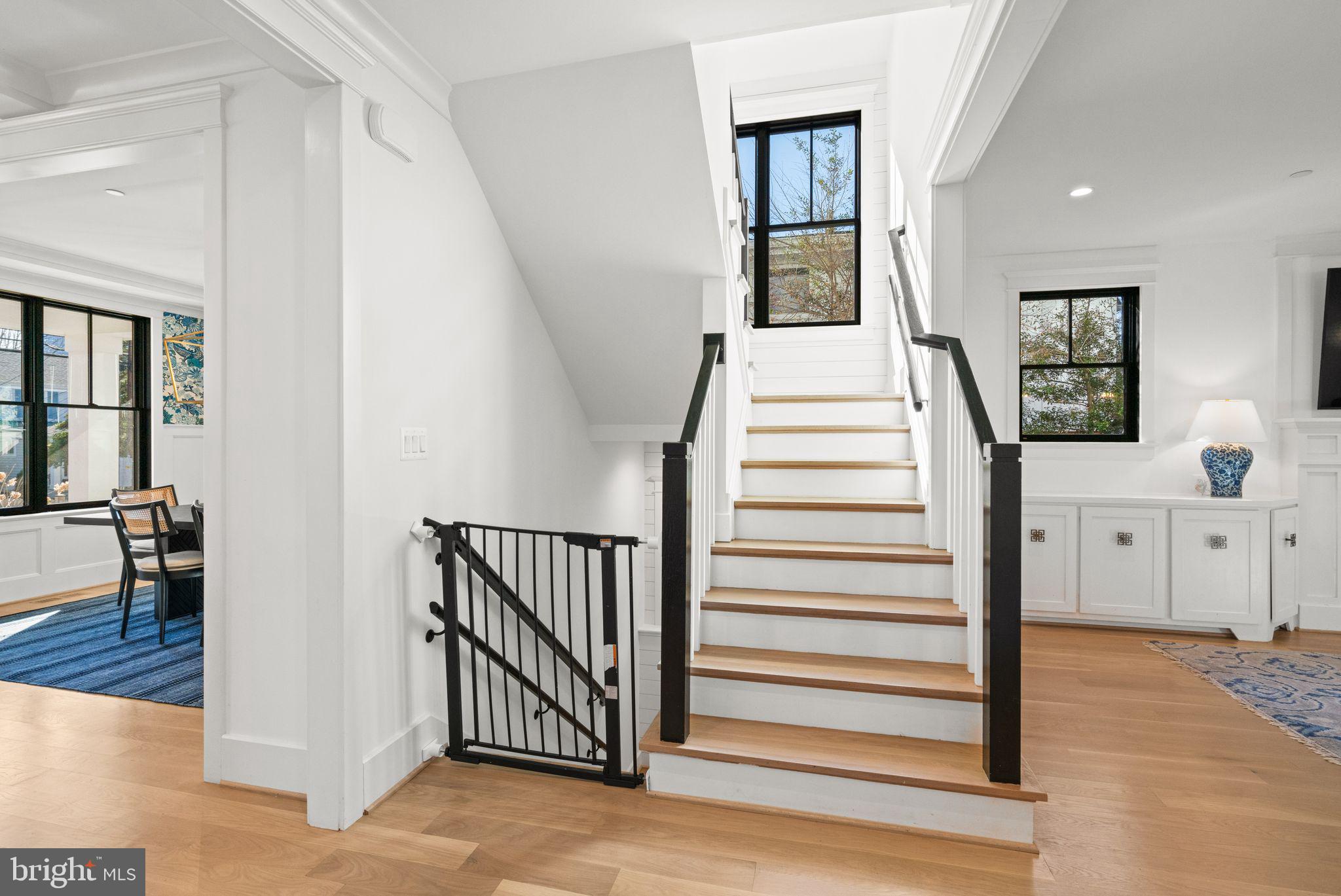 4529 Rosedale Avenue Bethesda, MD 20814 - Photo 48 of 123 a view of a hallway with entryway and stairs