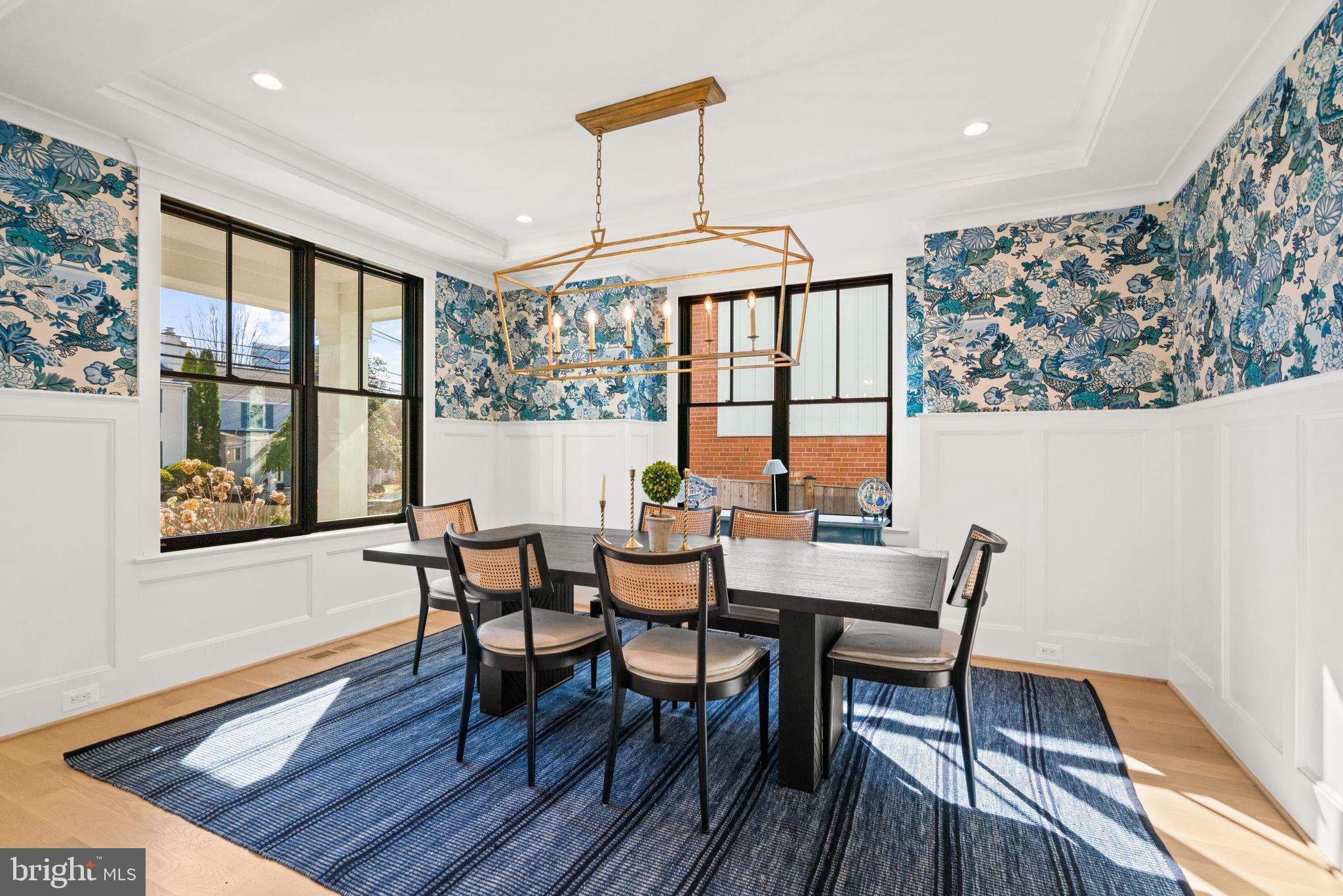 4529 Rosedale Avenue Bethesda, MD 20814 - Photo 7 of 123 a view of a dining room with furniture window and wooden floor