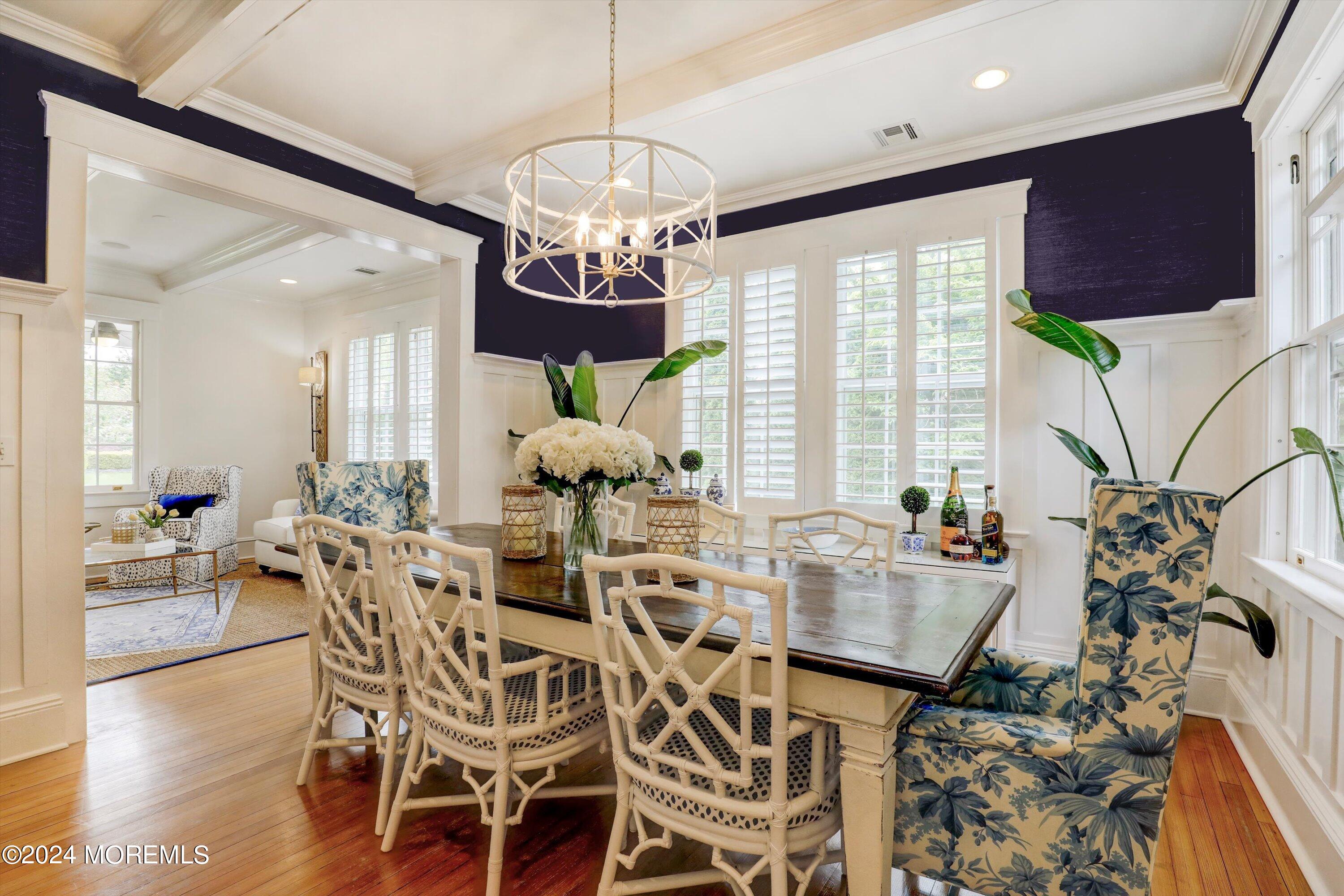 18 Hubbard Park Red Bank, NJ 07701 - Photo 11 of 54 a view of a dining room with furniture window and wooden floor