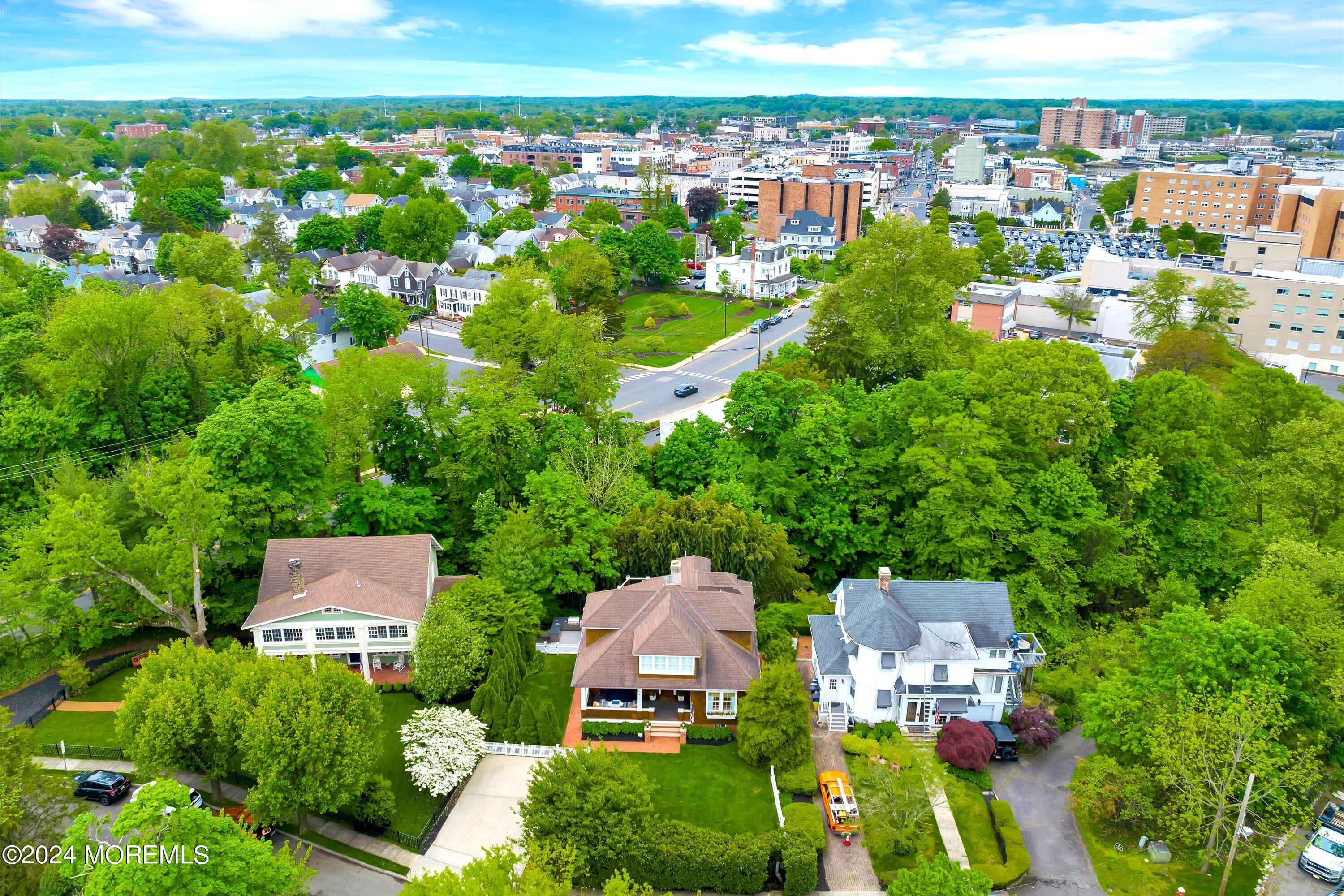 18 Hubbard Park Red Bank, NJ 07701 - Photo 2 of 54 an aerial view of residential houses with outdoor space and trees
