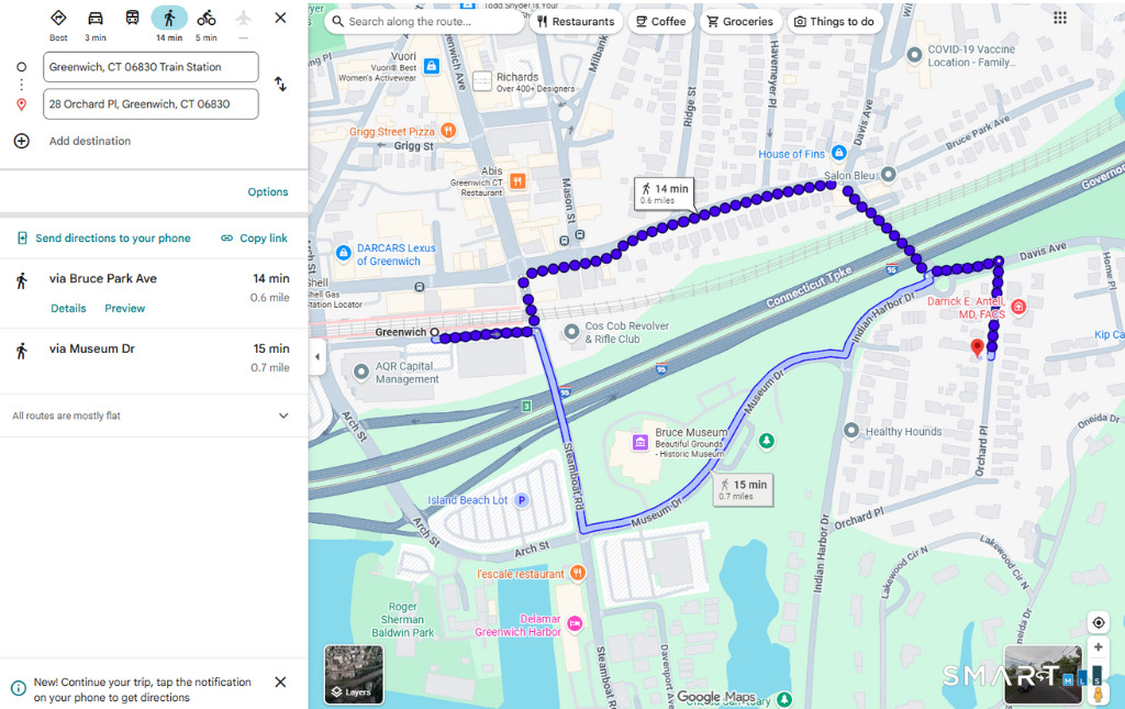 28 Orchard Place Greenwich, CT 06830 - Photo 13 of 13 Path to MTA Greenwich Train Station.