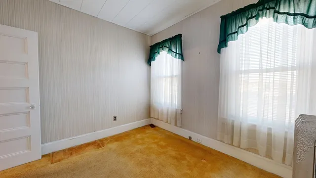 a view of front door of house