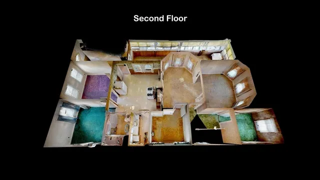 a view of a house with a patio