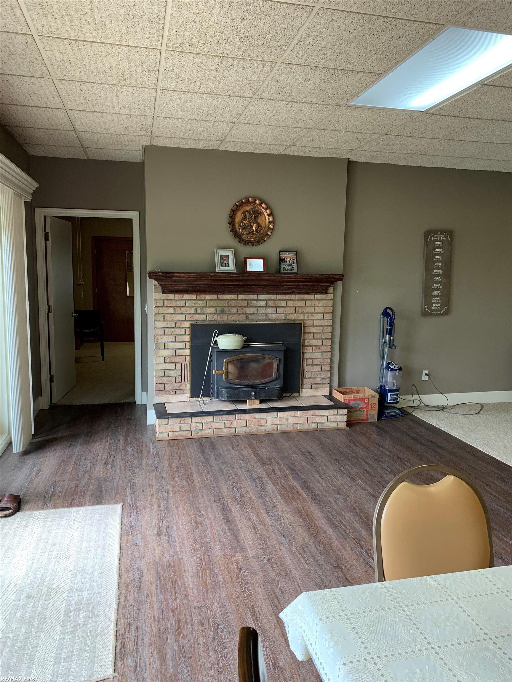 Basement Fireplace