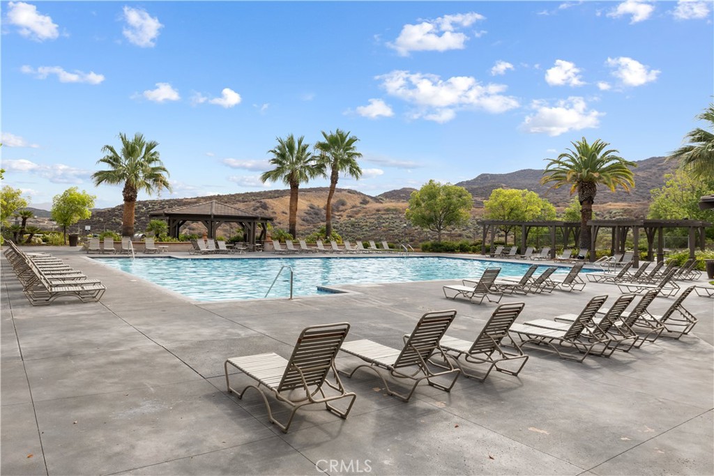 17408 Winter Pine Way Canyon Country, CA 91387 - Photo 2 of 29 a view of a lake with outdoor seating space