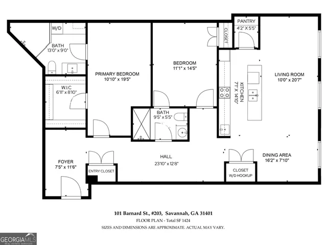 $725,000 | 101 Barnard Street, Unit 203, Savannah, GA 31401