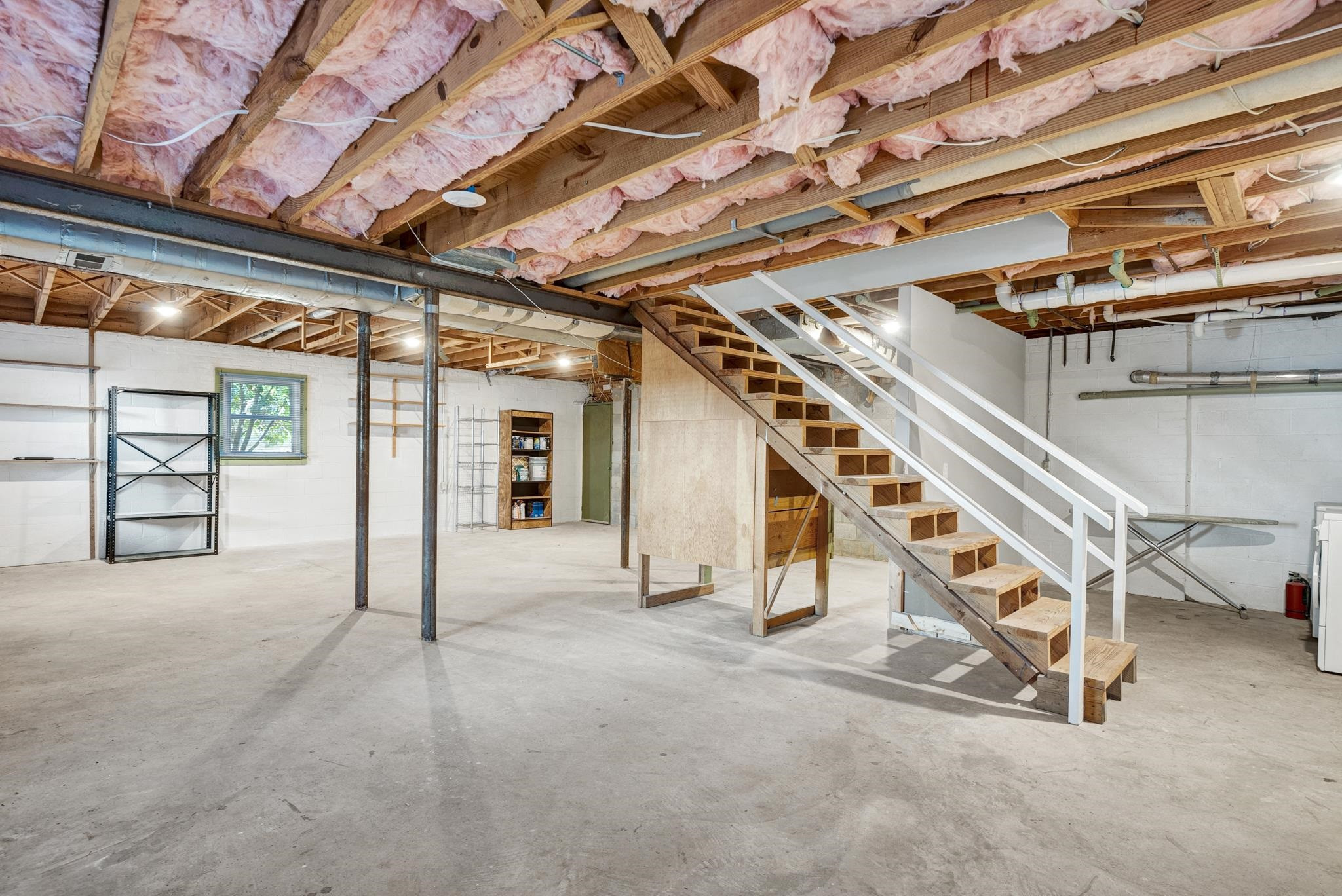 5504 Knollwood Road Raleigh, NC 27609 - Photo 26 of 31 Unfinished Basement