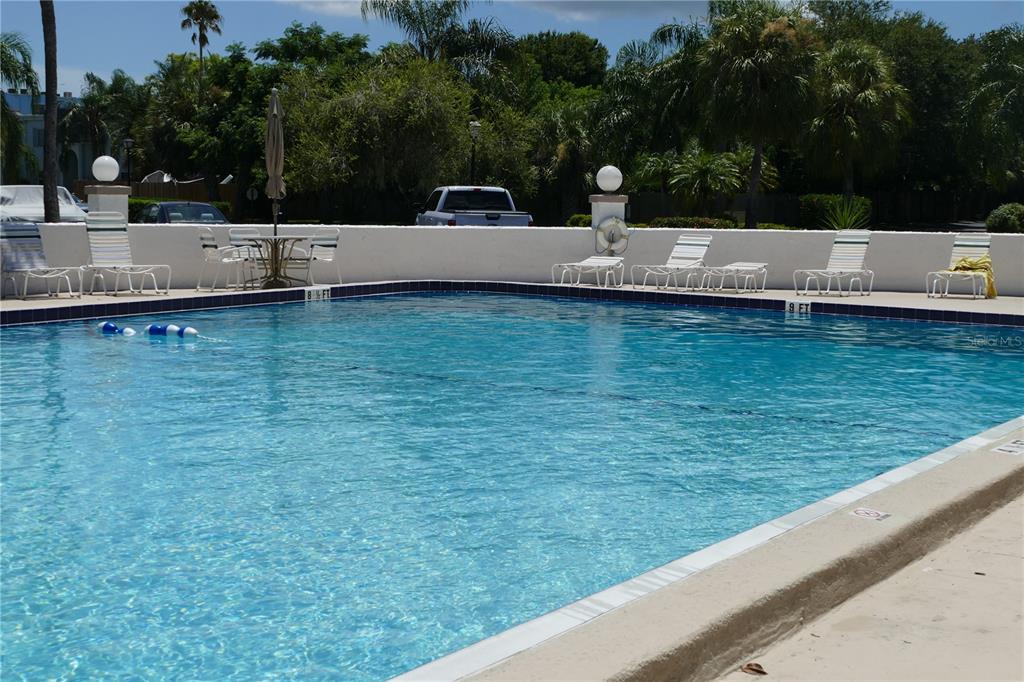 205 South McMullen Booth Road, Unit 203 Clearwater, FL 33759 - Photo 19 of 21 a view of a swimming pool with a patio