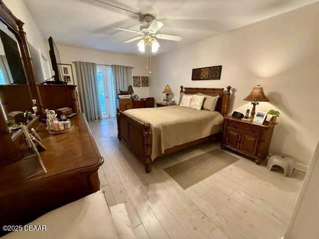 404 South Beach Street, Unit 101 Daytona Beach, FL 32114 - Photo 20 of 35 a bedroom with a bed flat screen tv and couches