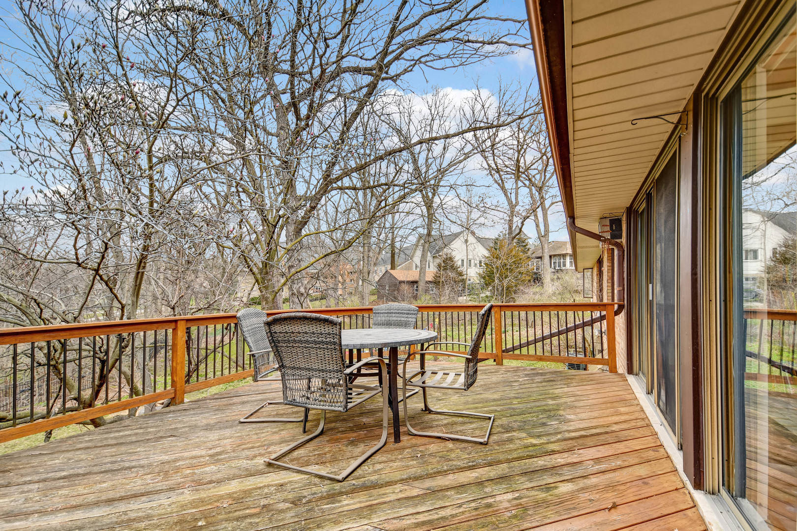 12320 South Ridge Avenue Palos Park, IL 60464 - Photo 26 of 33 a view of a chairs on the deck