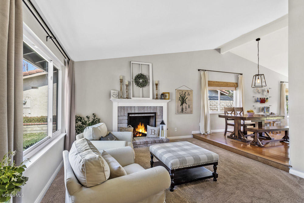 4734 Avedon Road Moorpark, CA 93021 - Photo 7 of 28 a living room with furniture and a fireplace
