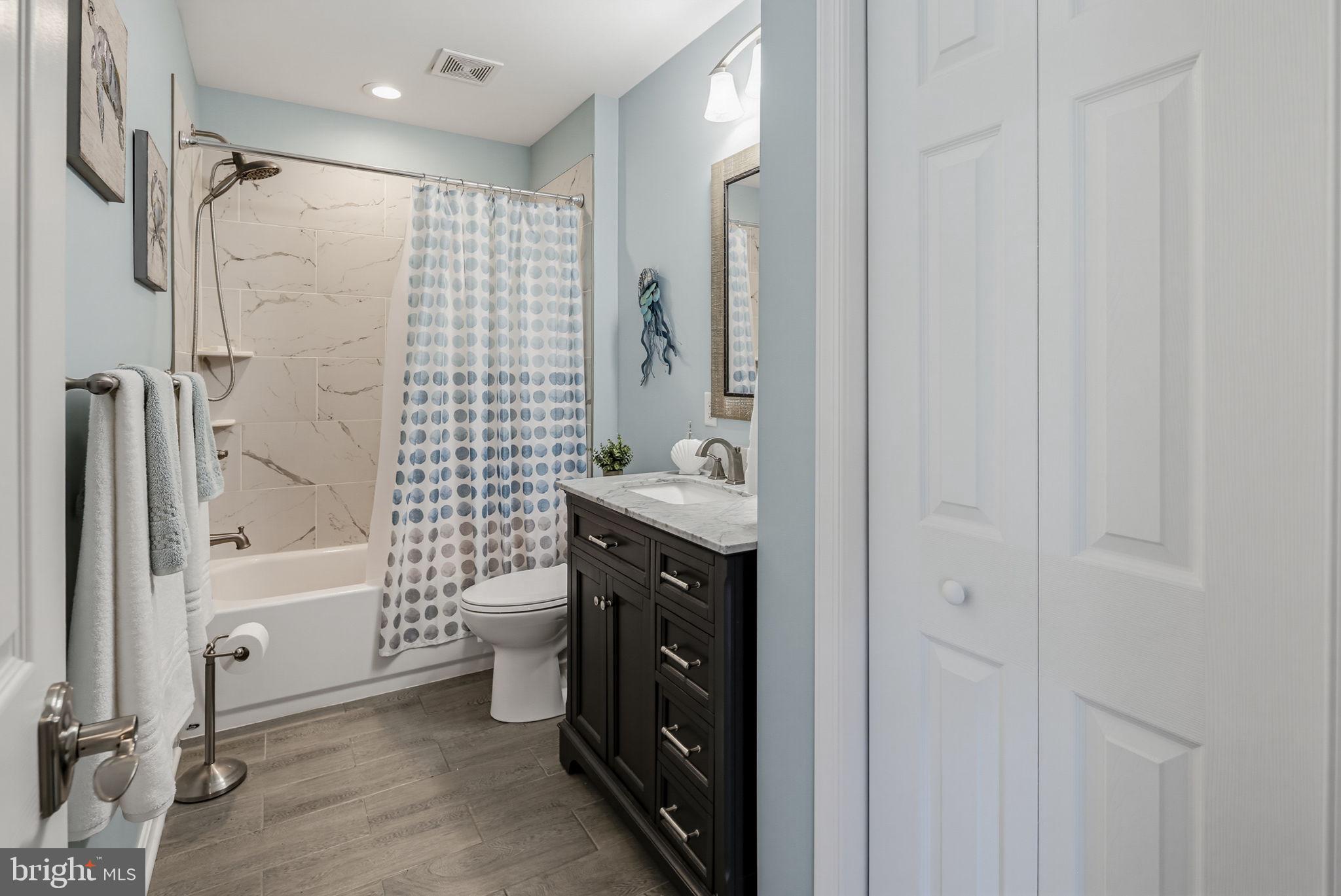 9242 Spring Valley Road Ellicott City, MD 21043 - Photo 28 of 52 Hall Bathroom with linen closet