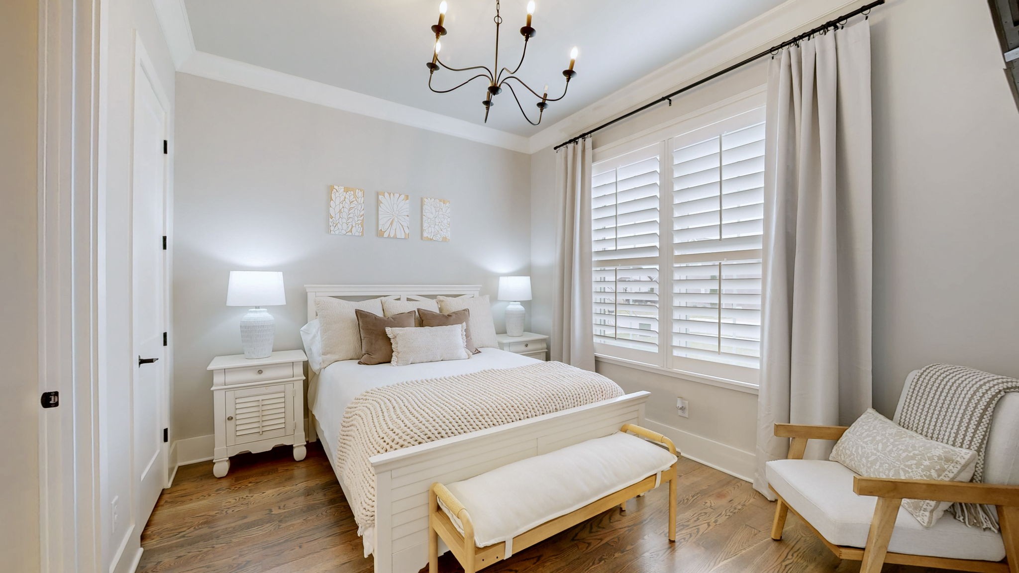2046 Autumn Ridge Way Spring Hill, TN 37174 - Photo 28 of 65 a bedroom with a bed wooden floor and window