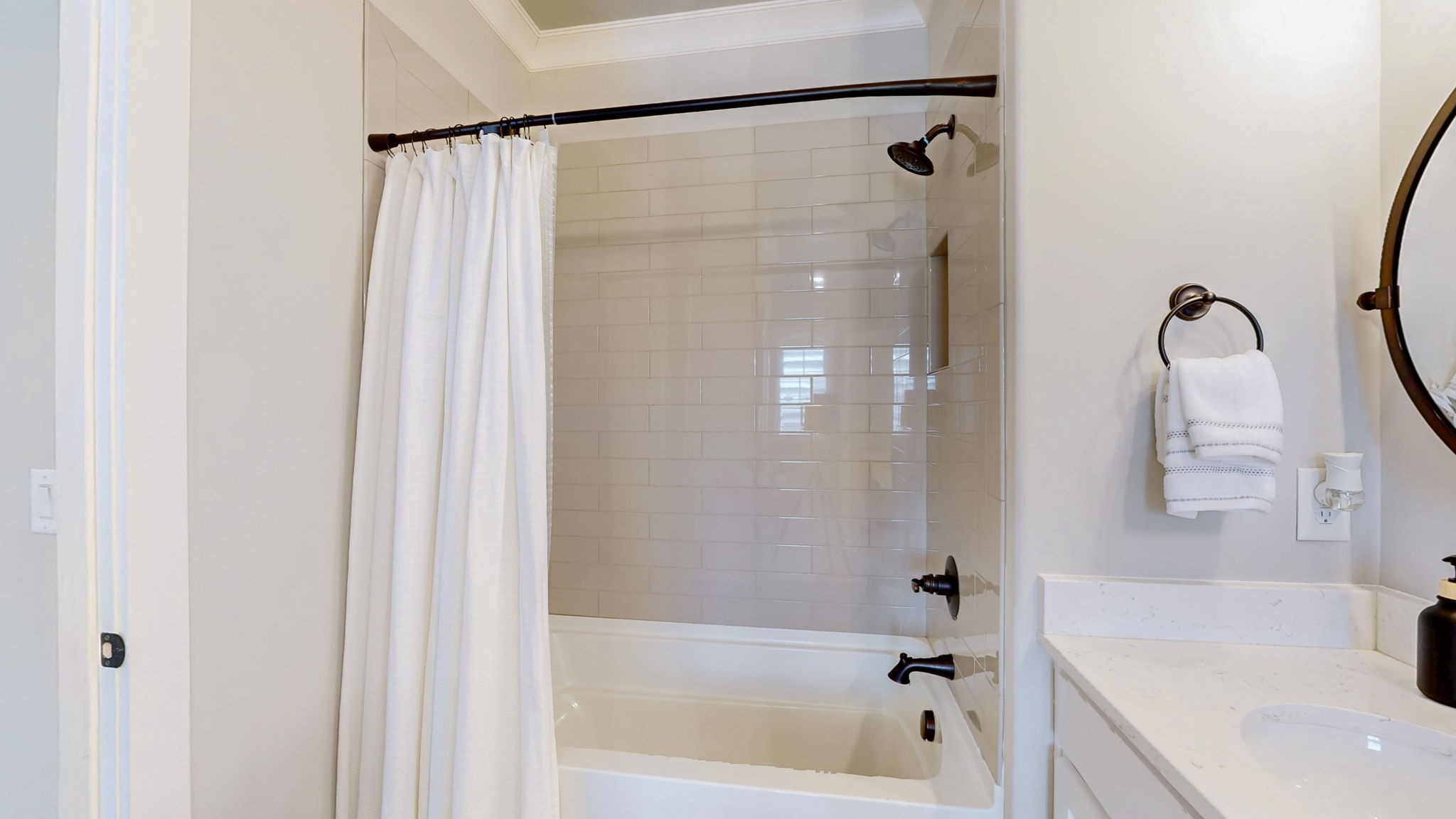 2046 Autumn Ridge Way Spring Hill, TN 37174 - Photo 42 of 65 a bathroom with a shower and a bath tub