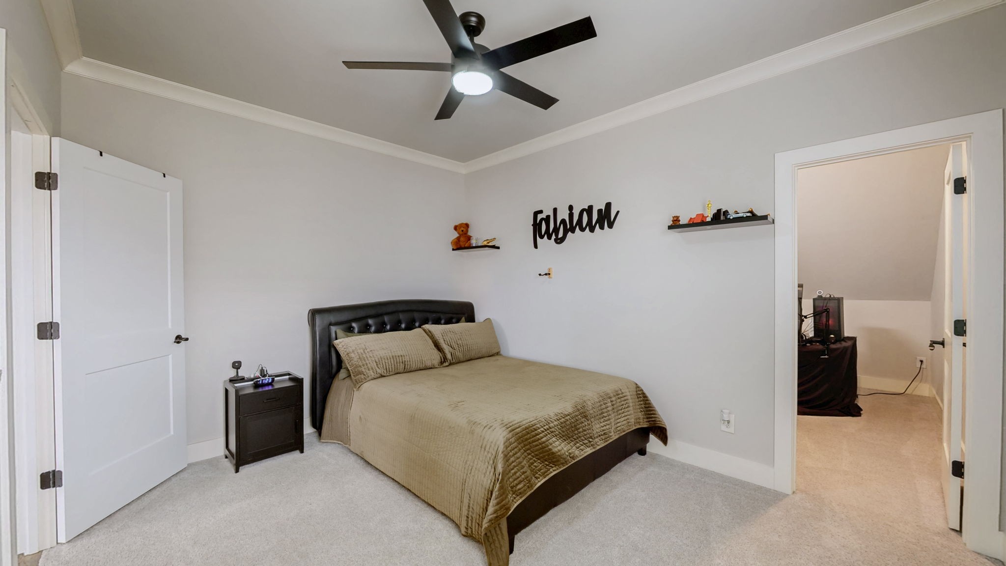 2046 Autumn Ridge Way Spring Hill, TN 37174 - Photo 46 of 65 a bedroom with a bed and a ceiling fan