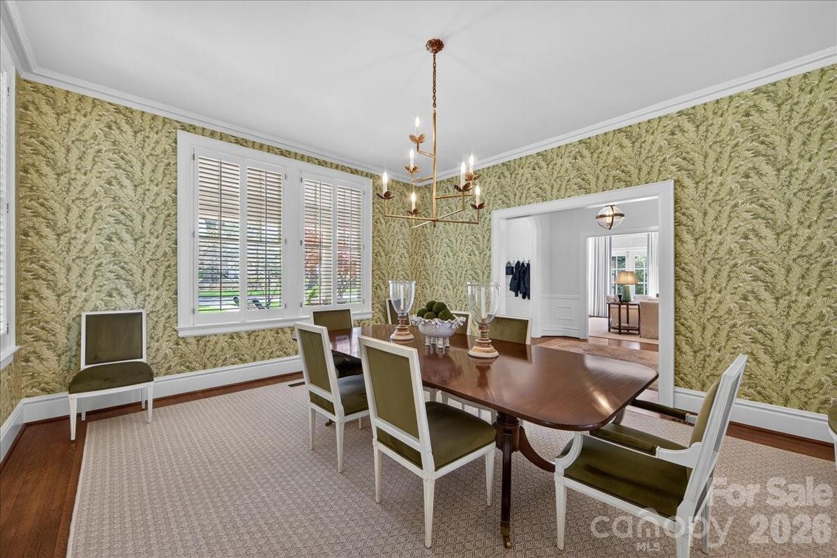 700 Queens Road Charlotte, NC 28207 - Photo 12 of 41 a view of a dining room with furniture window and outside view