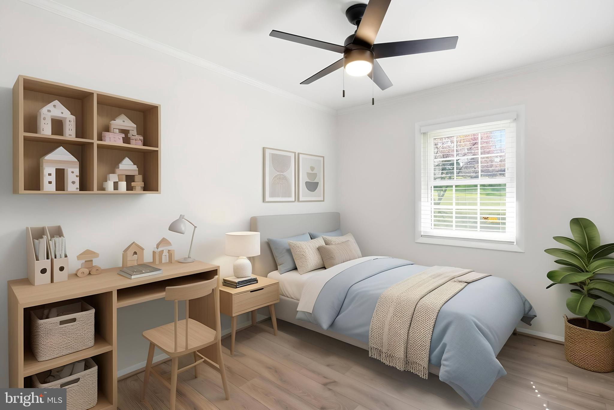 5504 Kathleen Place Springfield, VA 22151 - Photo 18 of 41 Virtually staged bedroom.