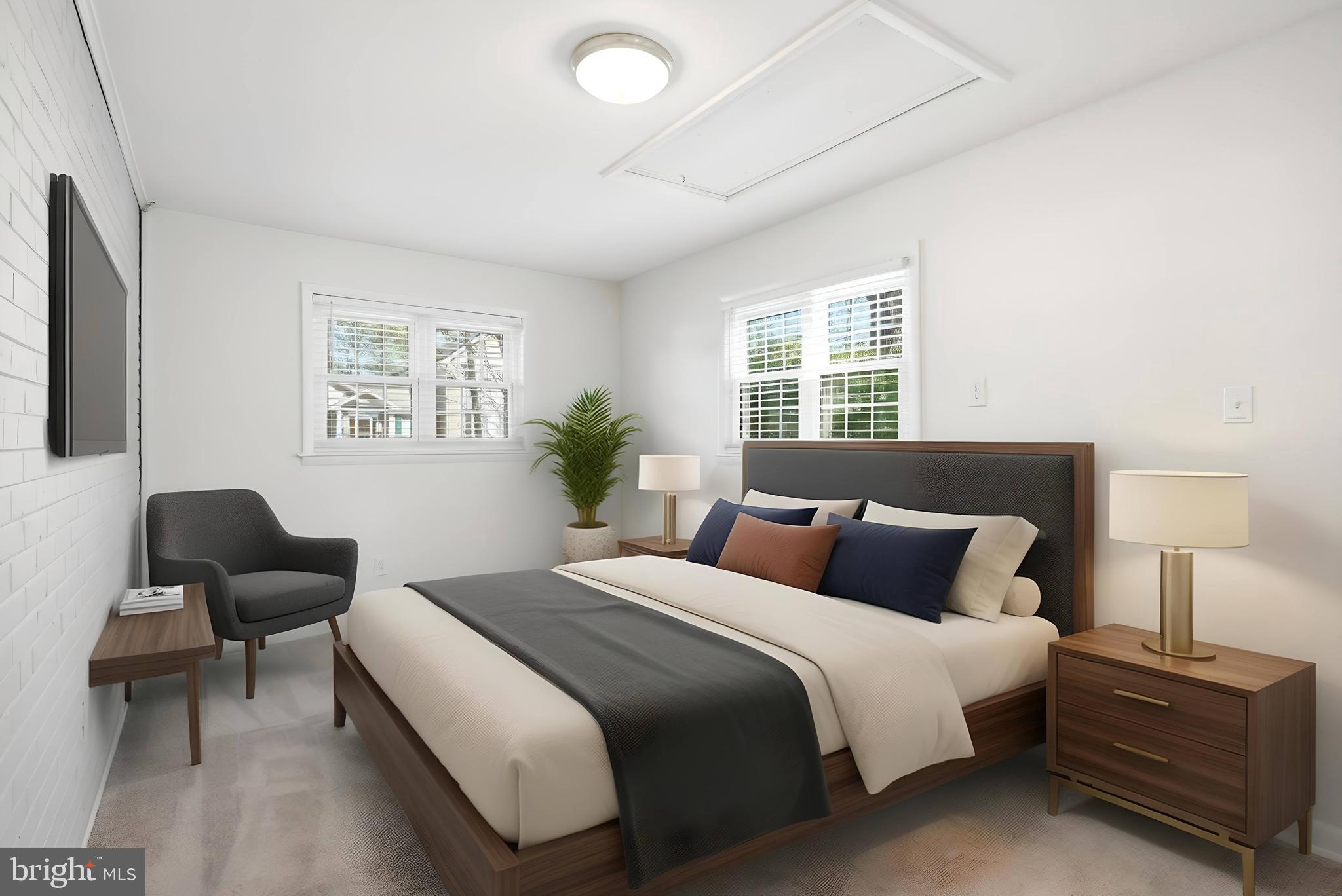 5504 Kathleen Place Springfield, VA 22151 - Photo 25 of 41 Virtually staged bedroom.