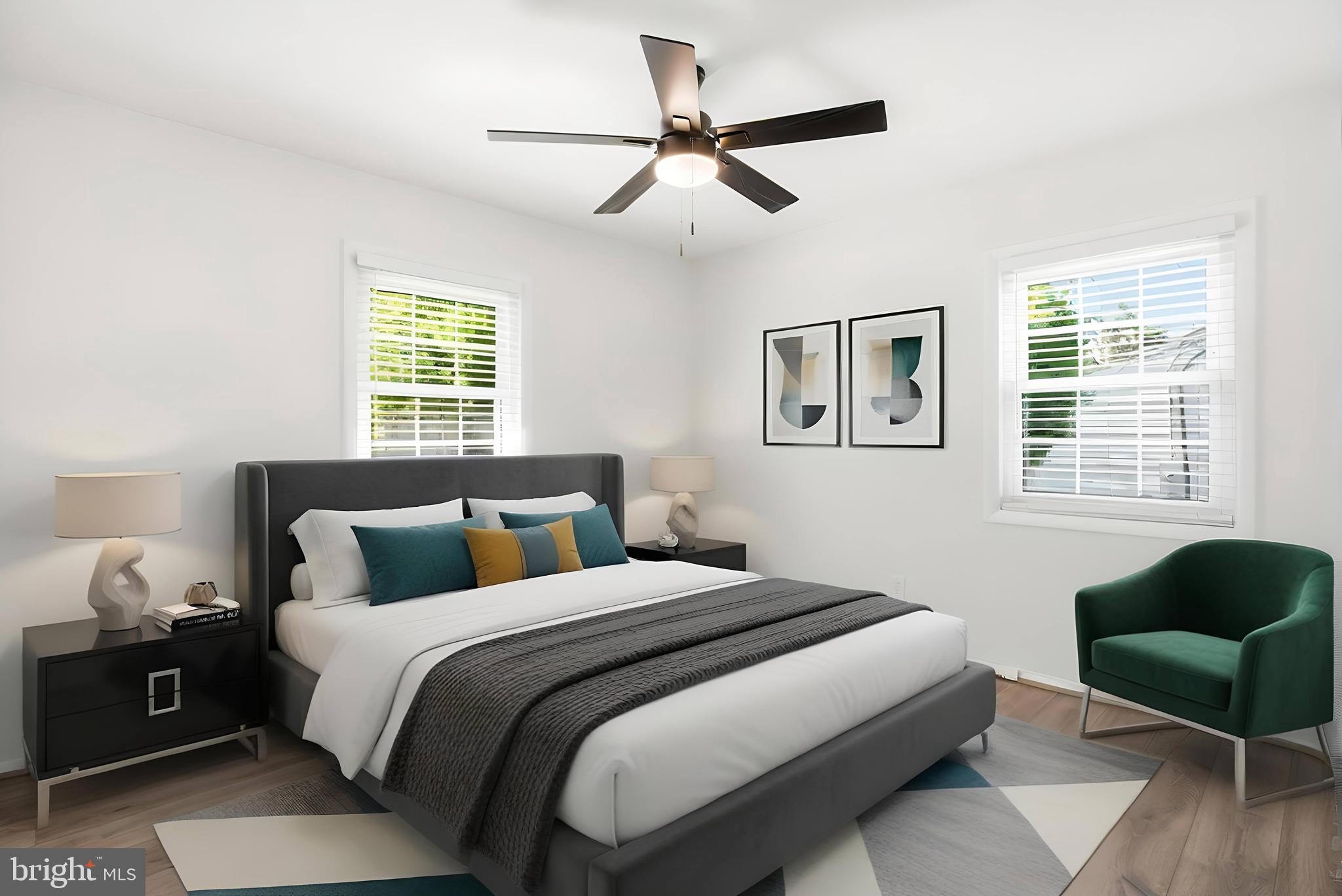 5504 Kathleen Place Springfield, VA 22151 - Photo 6 of 41 Virtually staged bedroom.