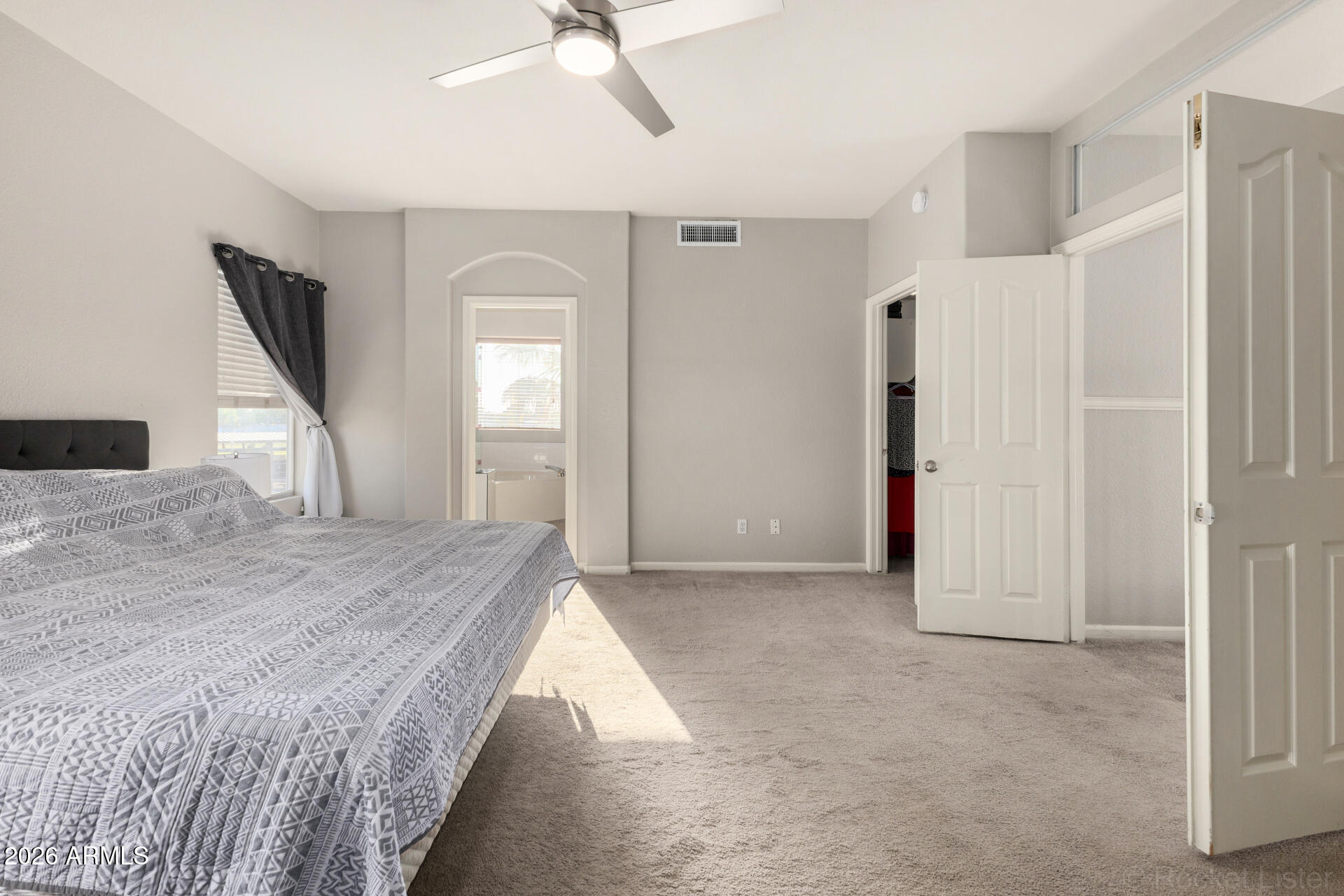 314 South Sandstone Street Gilbert, AZ 85296 - Photo 29 of 58 a view of empty room with wooden floor and fan