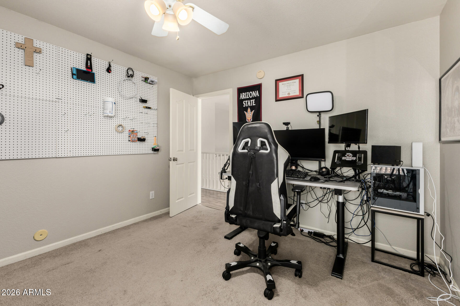 314 South Sandstone Street Gilbert, AZ 85296 - Photo 42 of 58 a view of a workspace with furniture and a window