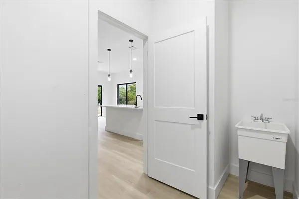 a bathroom with a sink