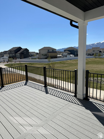 7927 Bristlecone Road, Unit 204 Eagle Mountain, UT 84005 - Photo 11 of 19 Deck with a residential view
