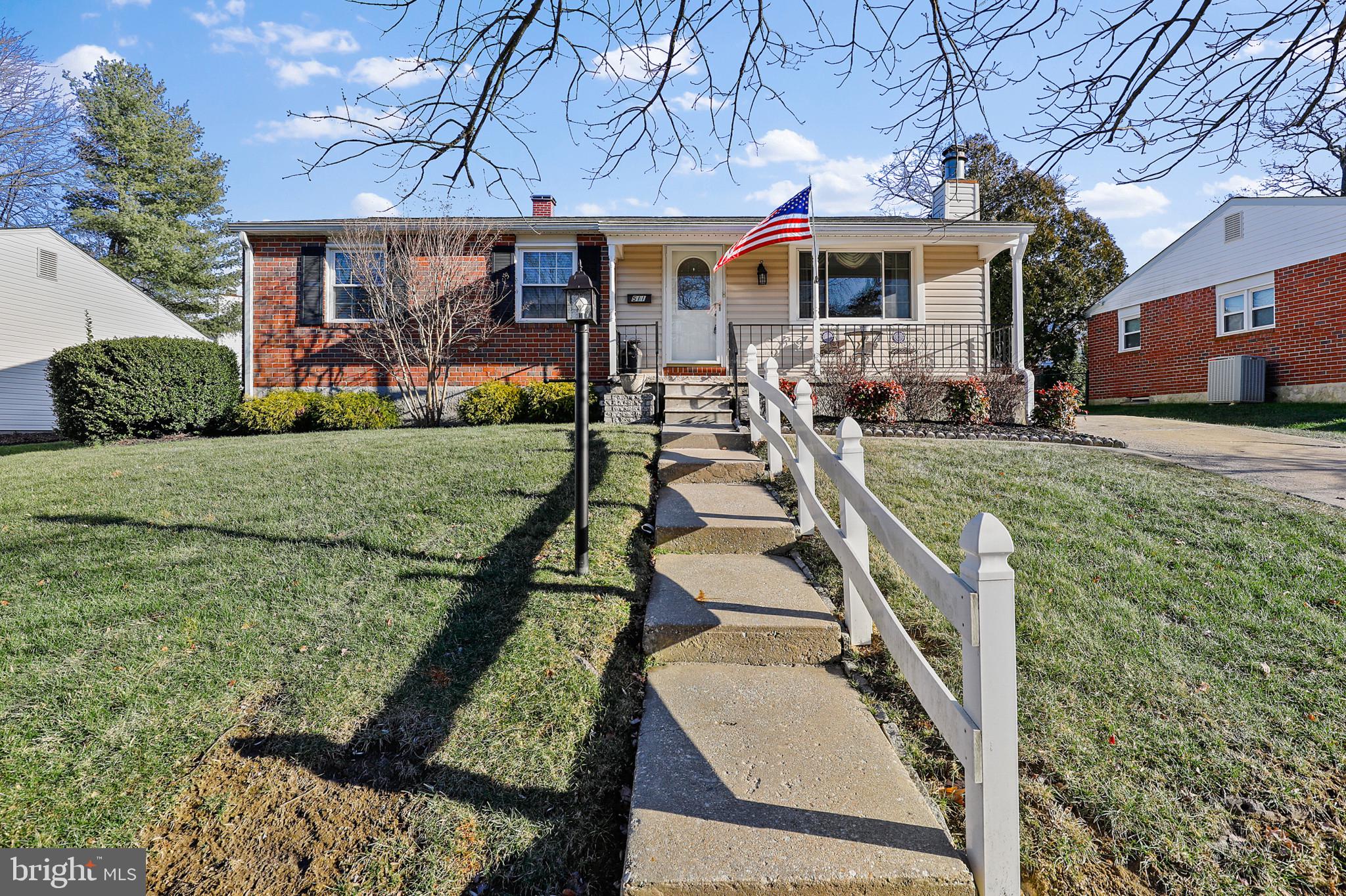 511 Bathurst Road Catonsville, MD 21228 - Photo 2 of 38 Vinyl railings great you at walkway
