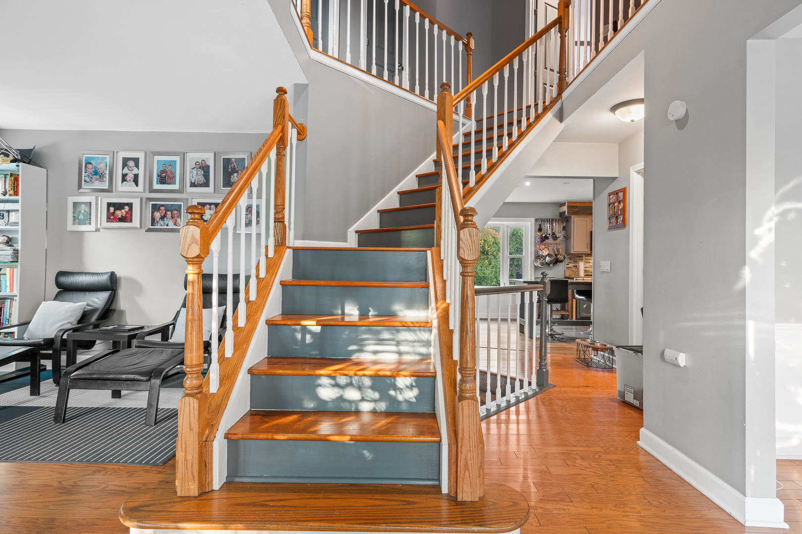 515 Surrey Ridge Drive Cary, IL 60013 - Photo 28 of 71 a view of staircase with white walls and a glass door