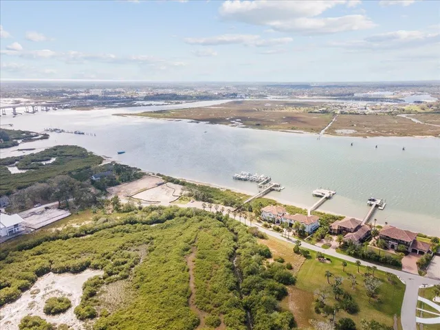 a view of an ocean and beach