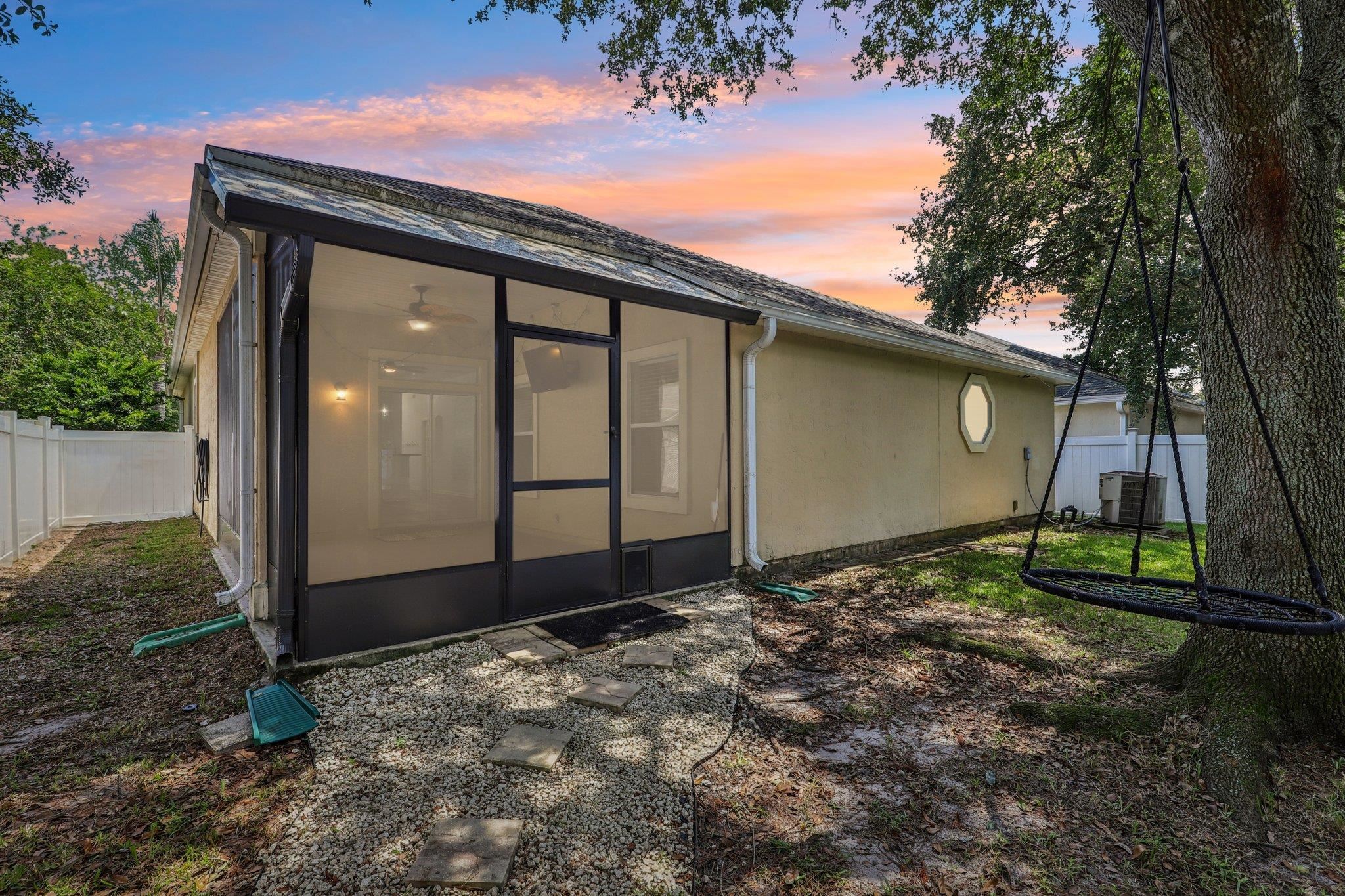 1821 Keswick Road St. Augustine, FL 32084 - Photo 47 of 57 a backyard of a house