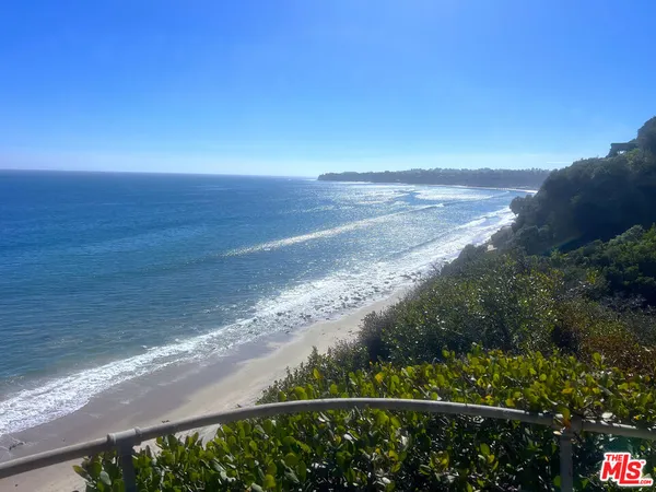 a view of an ocean beach